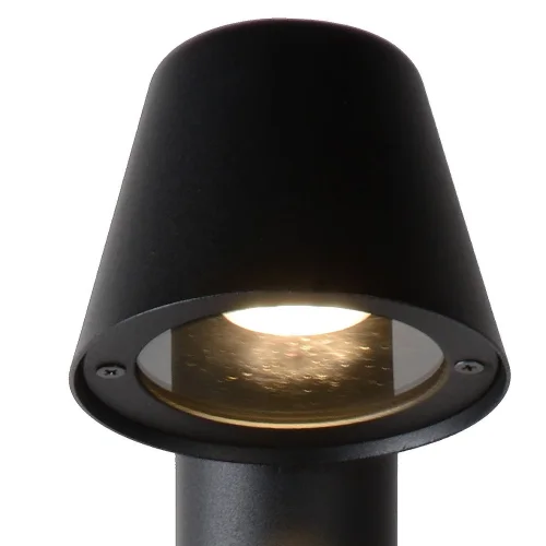 Парковый светильник Dingo-Led 14881/70/30 Lucide уличный IP44 чёрный 1 лампа, плафон чёрный в стиле современный GU10 фото 5